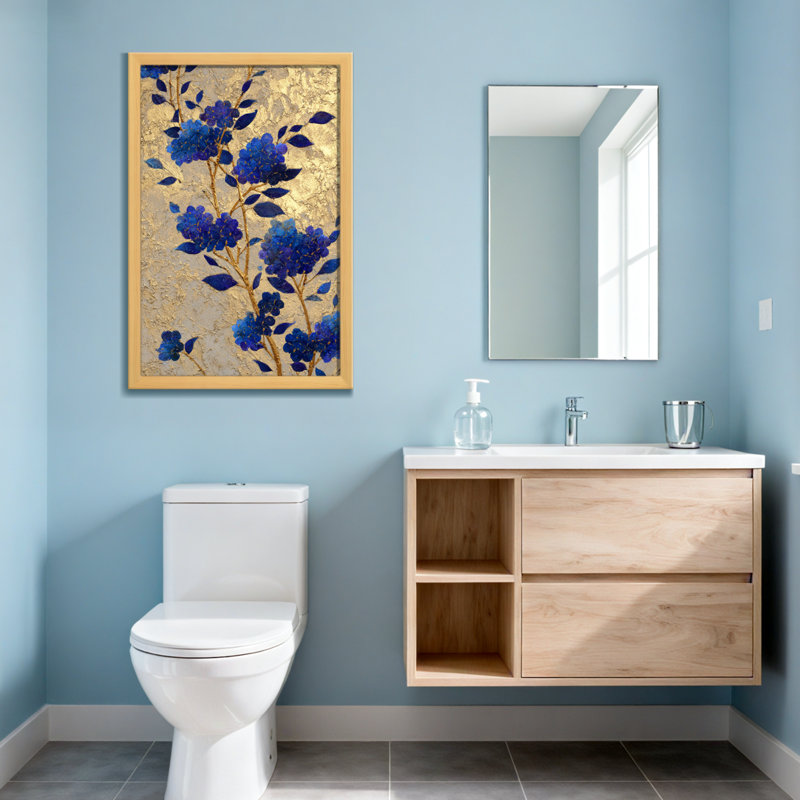 Plantes et fleurs sur fond imprimé, H 30 po x l 20 po, Toile tendue, Ne s’applique pas