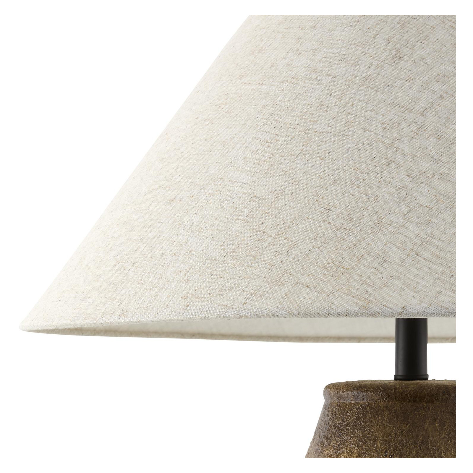 Batavia Ceramic Table Lamp, Wheat, Wheat