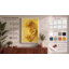 Golden Gerbera Blooms Botanical - Wrapped Canvas-9140633-9140639