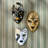3 Piece Carnival Mask Wall Décor Set