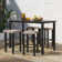 Alyne 4 - Person Metal Patio Dining Set with Rectangular Table