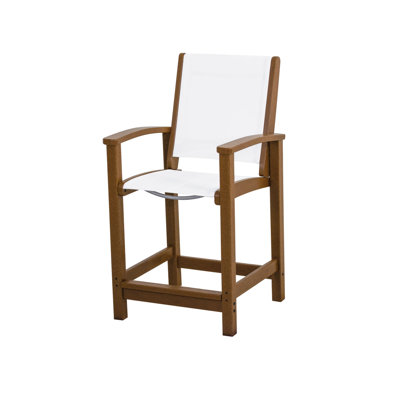 POLYWOOD Coastal Counter Chair