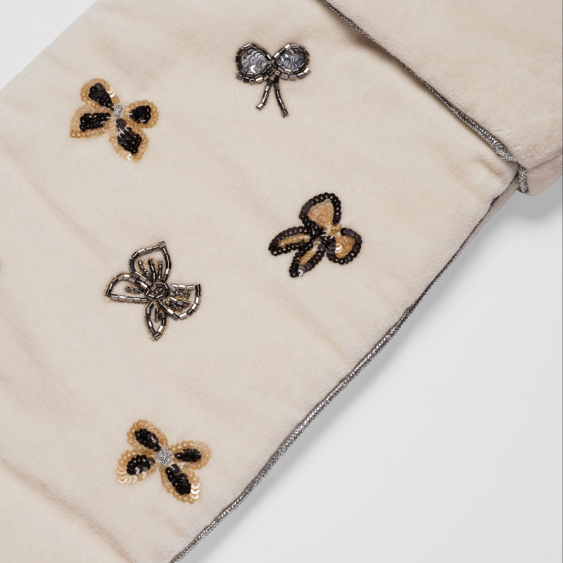 Bow Stocking, Cream