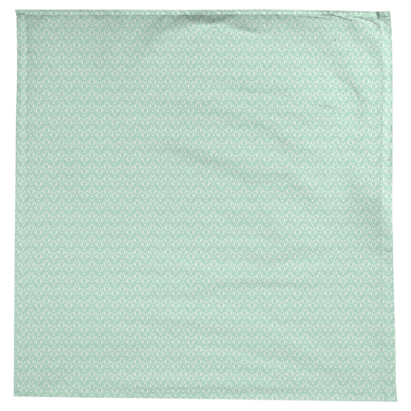 Nappe art déco Leffel, Vert menthe