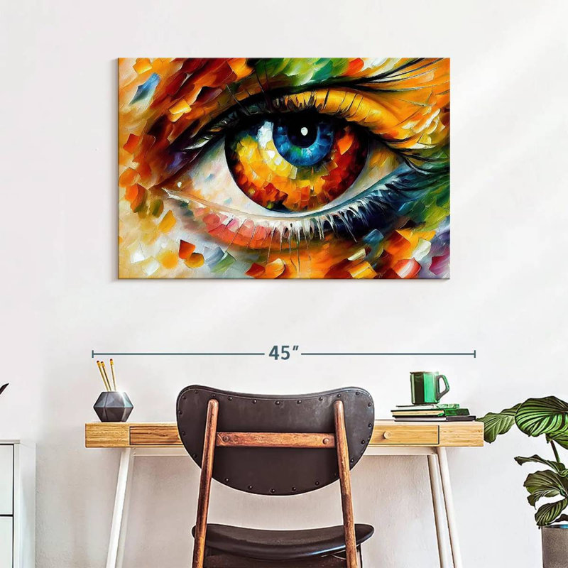 Leisha Eye I, 26" H x 39" W