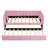 Twin Size Upholstered Daybed with Ergonomic Design Backrest and Trundle-461388437