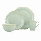 French Perle Ice Blue Dinnerware Collection