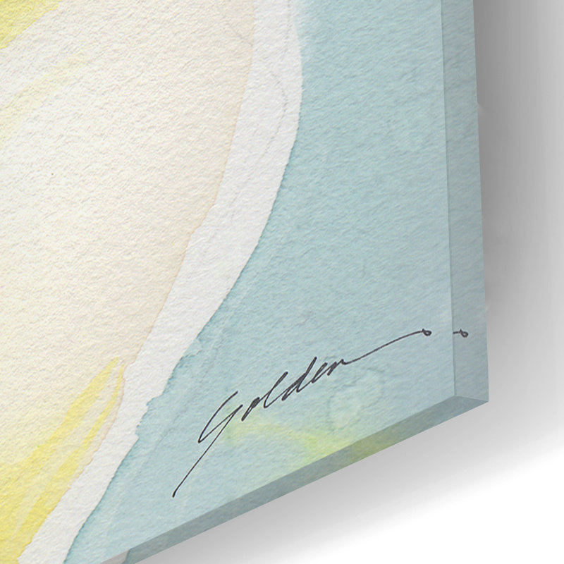 «Teal Tones» par Sheila Golden, H 16 po x l 12 po x P 0,13 po