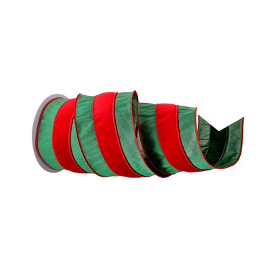 4'' Striped Fabric Ribbon