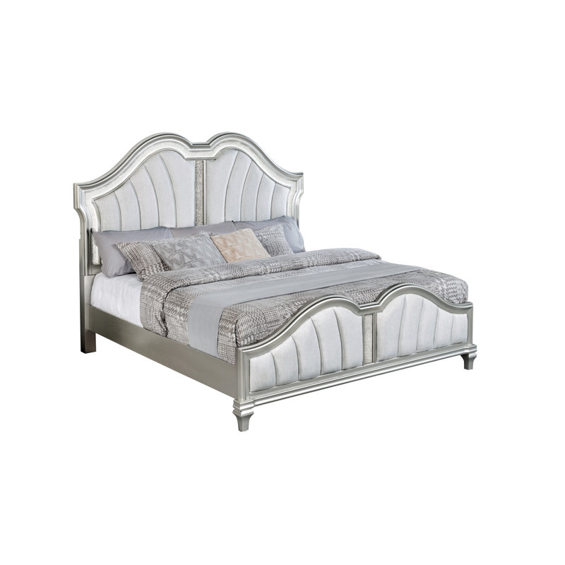 Lit à panneau Glam Silver, Reine