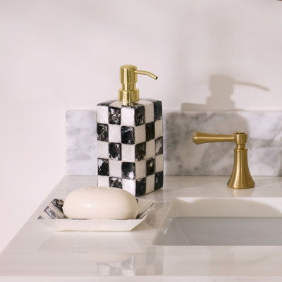 Courtly Check Capiz Soap Pump