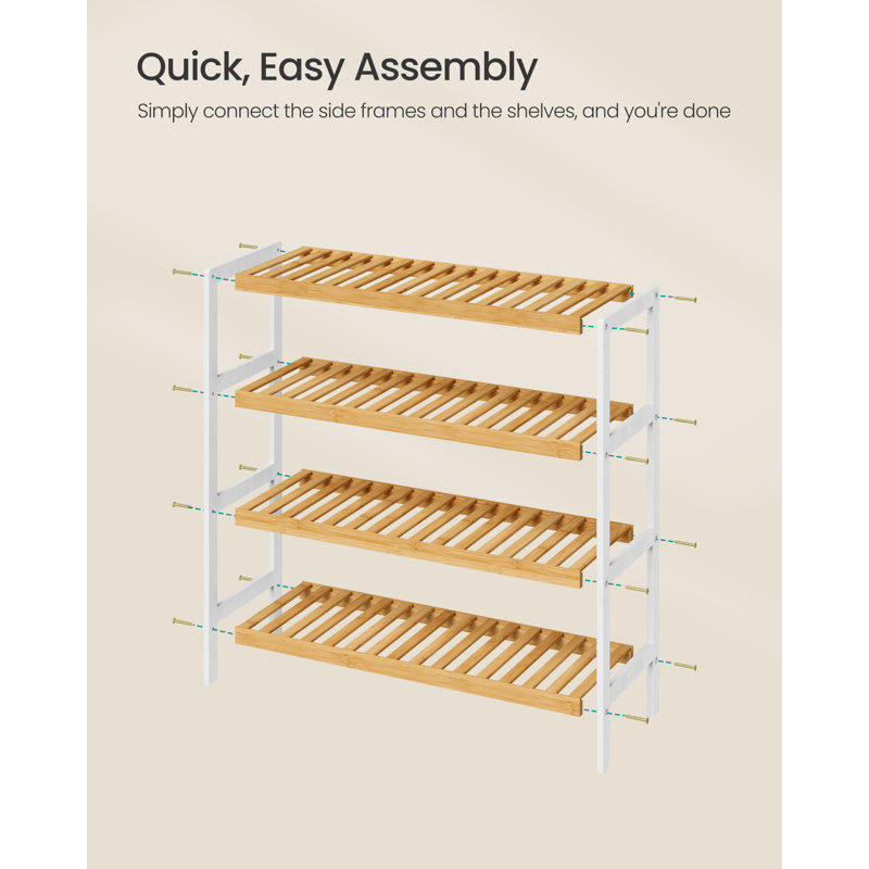 Borehamwood 16 Pair Stackable Shoe Rack