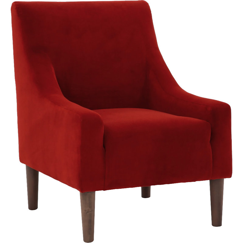 Fauteuil l 25,5 po, Bella Rouge rouge