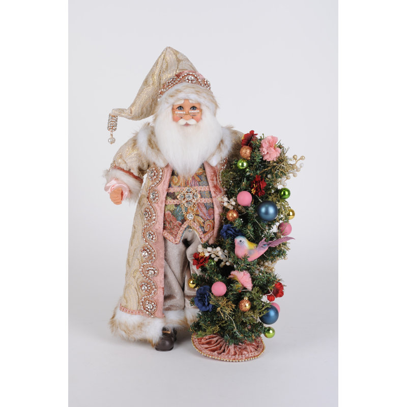 Lighted Victorian Elegance Santa