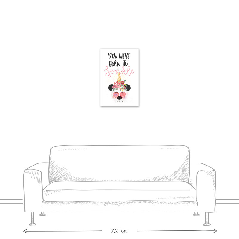 Art sur toiles né pour spark Elysia, H 16 po x l 24 po x P 1,25 po