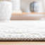 Tapis géométrique tissé à la main Scheid en ivoire / gris-421141716