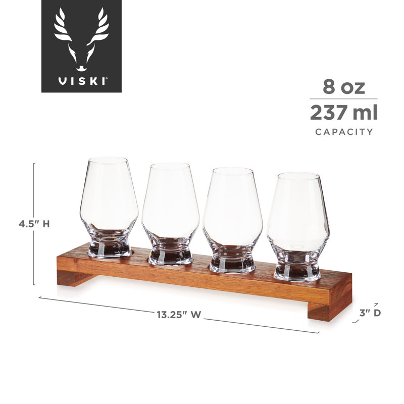 Crystal Spirit Glass Flight Set