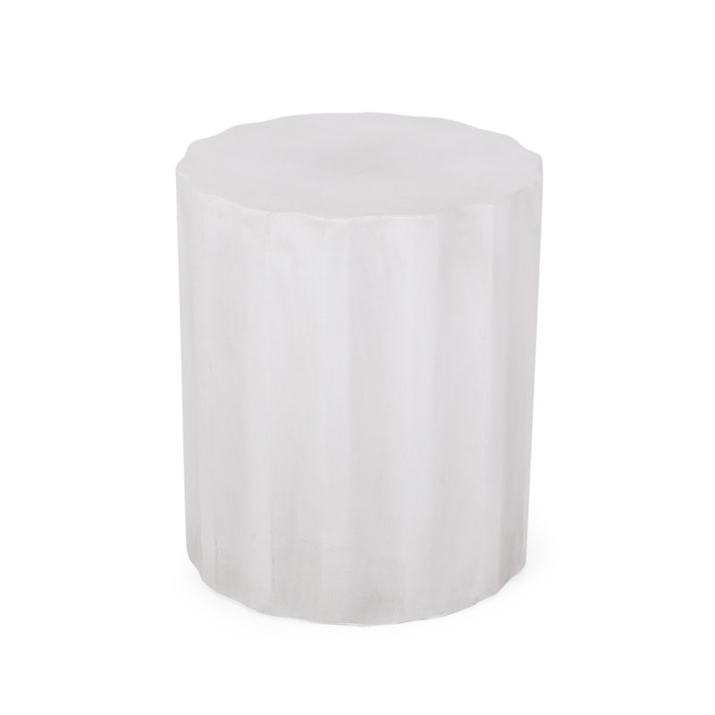 Outdoor Lightweight Concrete Side Table