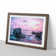 View of the Sunset in India in Abstract - Picture Frame Graphic Art Print