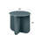 Lamond End Table, Compact, Versatile Size, Striking High-Gloss Finish, Durable MDF Construction