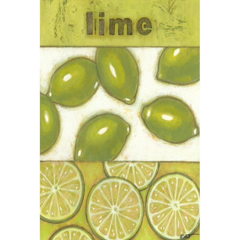 Lime by Norman Wyatt Jr. - Wrapped Canvas Art Prints, 46cm H x 30cm W