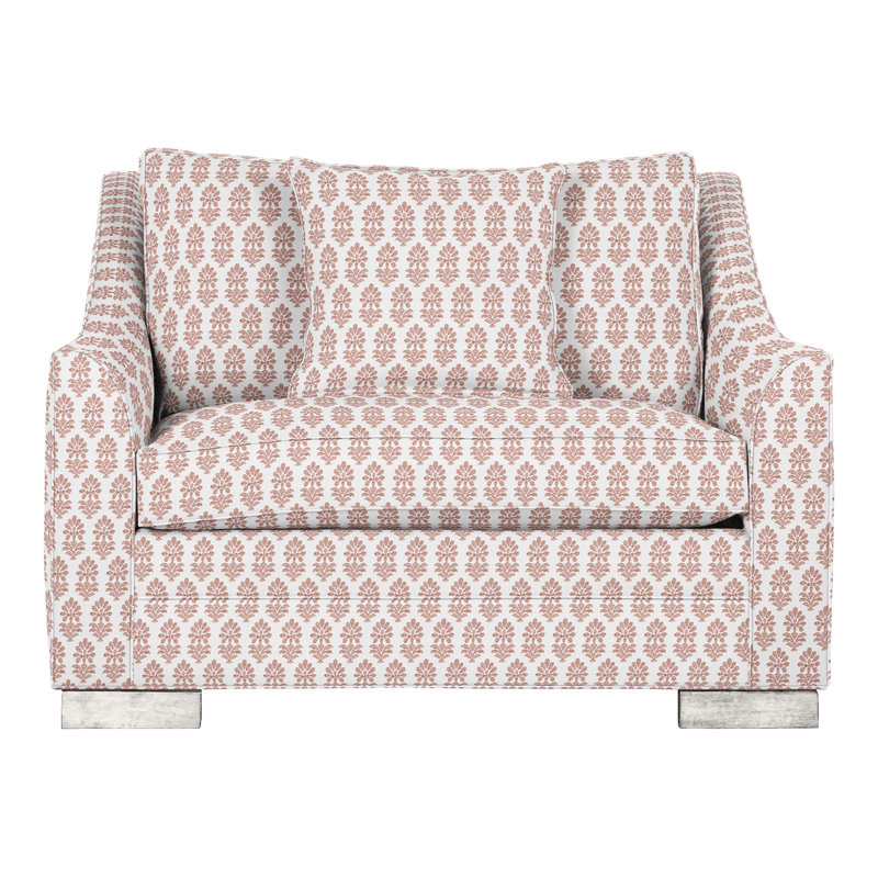 Nicholas Chair And A Half, Casa Blanca, Perigold Francine Dusty Rose