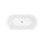 Baignoire de trempage autoportante en acrylique 70,875 po. X 33,8 po. Castin