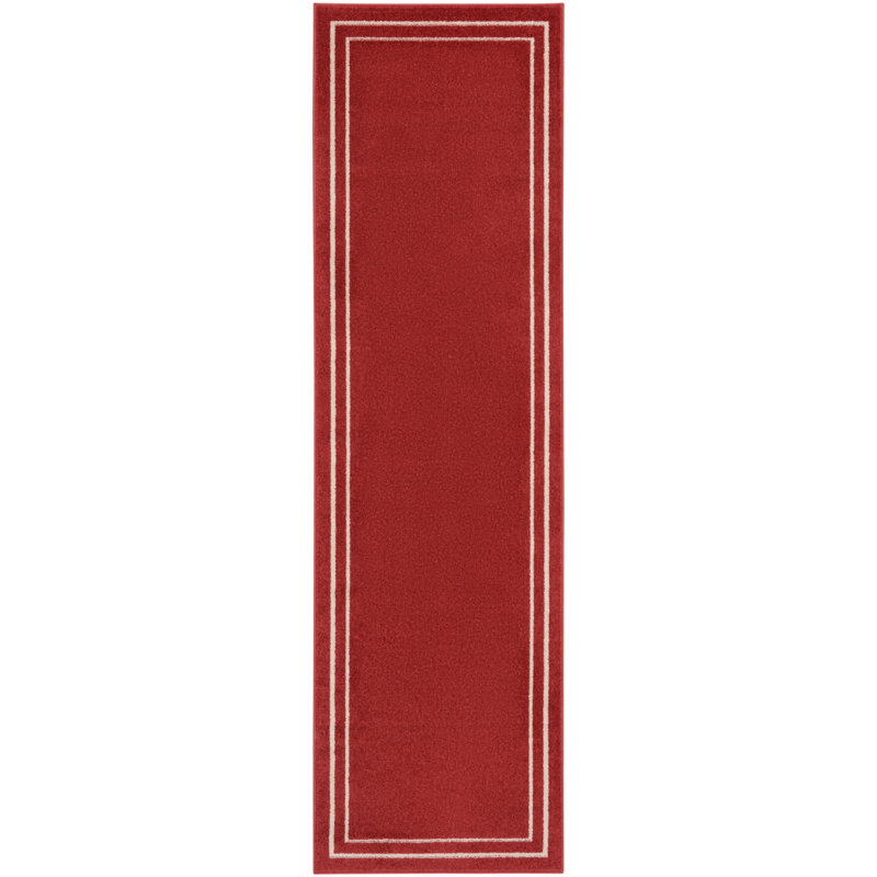 Nourison Essentials Brick Ivory Indoor/Outdoor Area Rug, Runner 2'2" x 7'6"