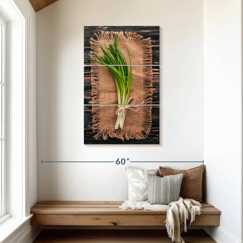 Harnek Bundled Scallions, 45" H x 28" W