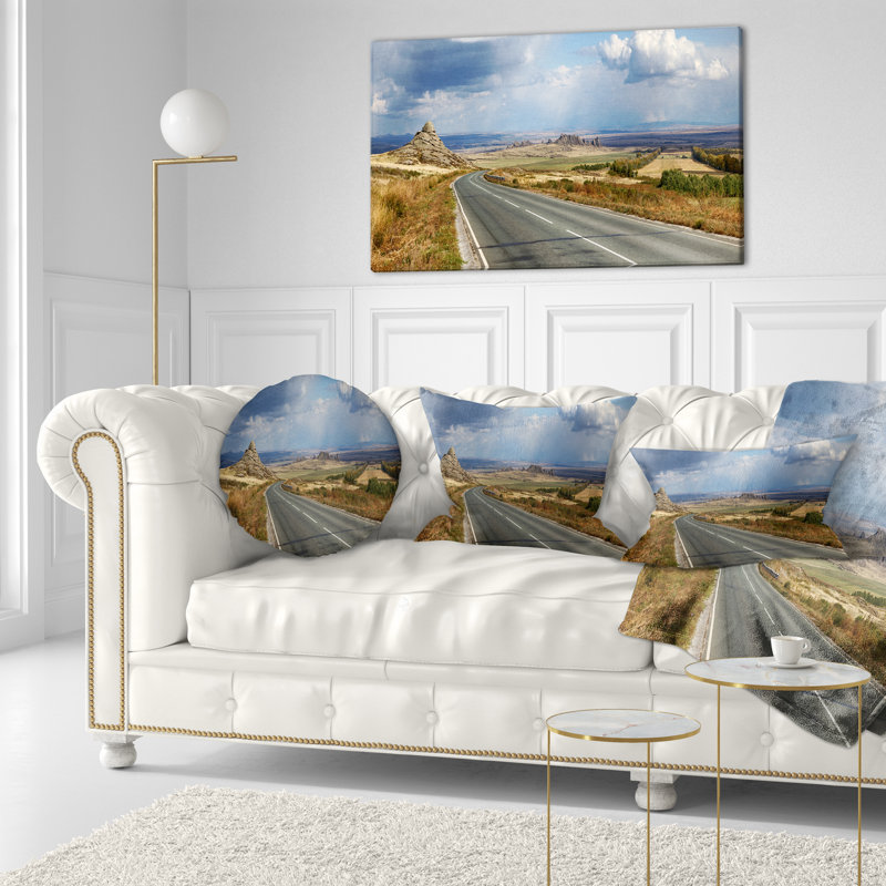 Coussin lombaire Printed Road in East