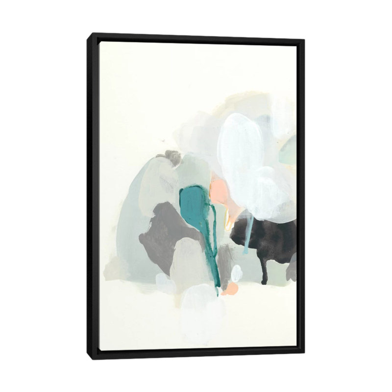 « extraextrapole i », impression sur toile, H 26 po x l 18 po x P 1,5 po, Toile avec cadre noir, Pas de tapis