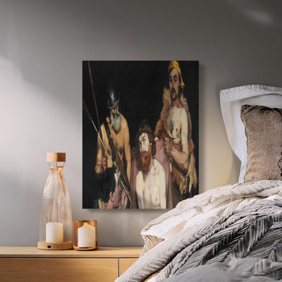 Fogg 1 Piece Wrapped Canvas Wall Art Set