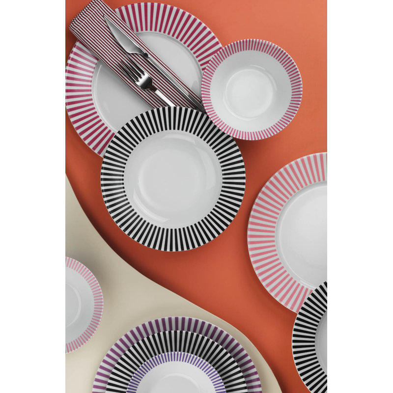 Edinaud Piece Dinnerware Set - Service for 6