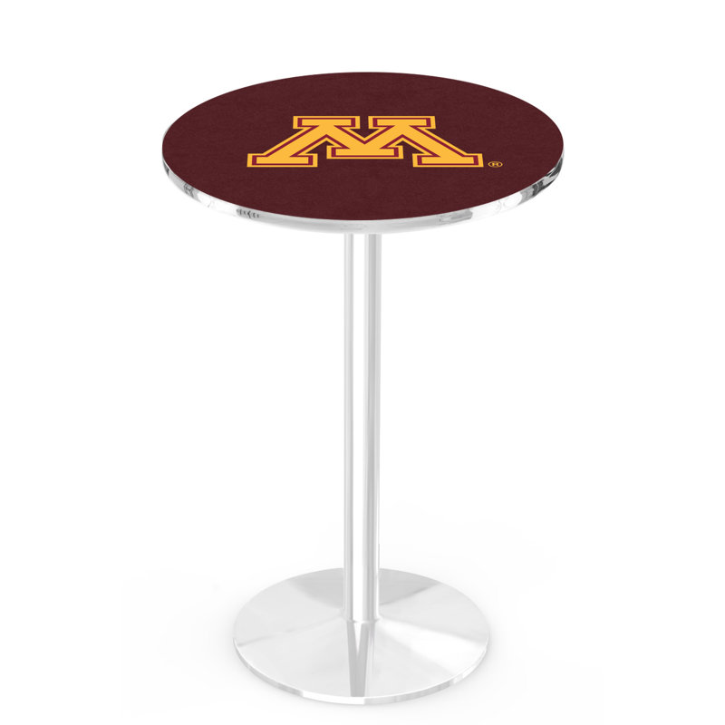 Table bistro NCAA 36 ", Université du Minnesota, Chrome