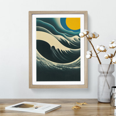 Vintage Ocean Wave Art No.3 - Wall Art
