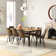 Tapscott 8 - Person Dining Table Sets With 67'' Rectangular Table & 8 Upholstered leather Chairs