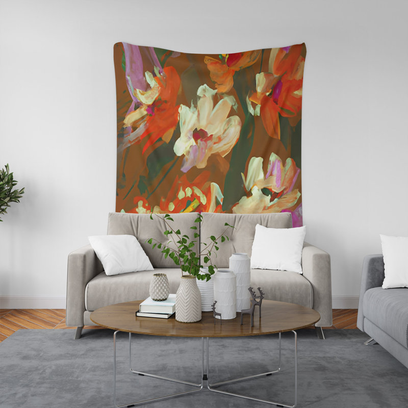 Tapisserie murale, H 80 po x l 68 po