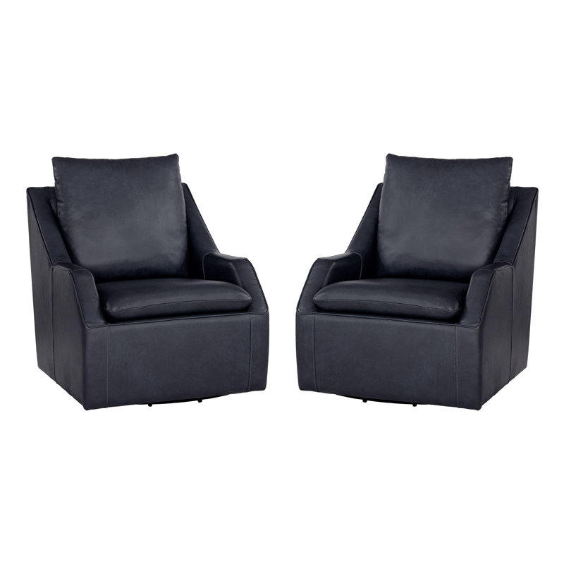 Armand Swivel Accent Chair Two Pack, Steamboat Marine