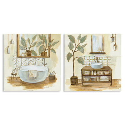 Sage Green Bathroom Interiors Traditional Plants