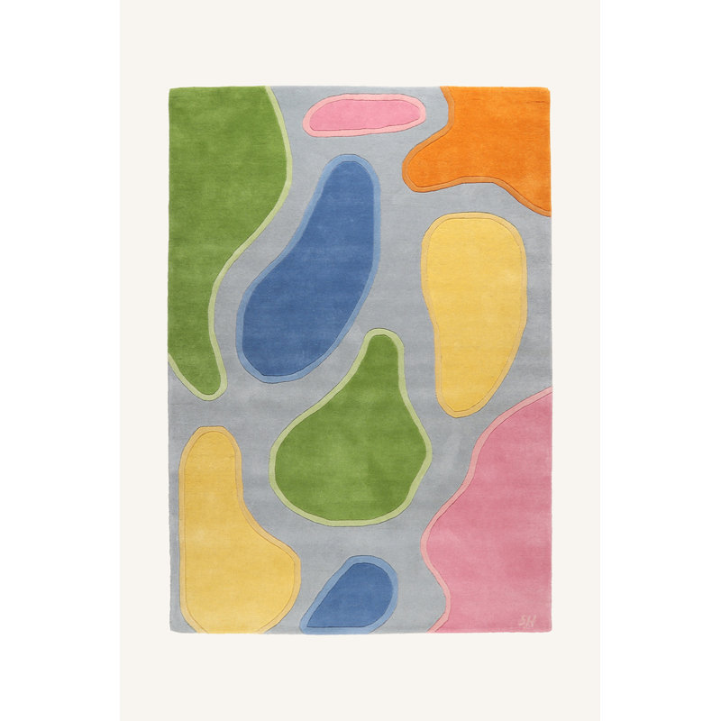 Charise Paisley Wool Hand Woven Area Rug, Rectangle 200 x 290cm