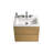 Wall Mount 24" Bathroom Vanity with Ceramic Sink-225027797