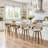 Modern Upholstered Swivel Counter Height Bar Stool-790832282