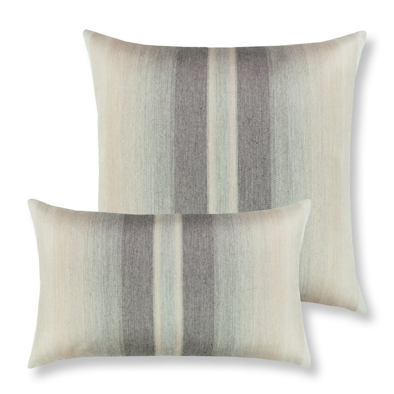 Ambiance Square Indoor/Outdoor Pillow Cover & Insert, Indigo, 22"H x 22"W