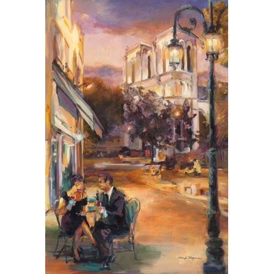 «Twilight Time In Paris Violet Sky», reproduction sur toile