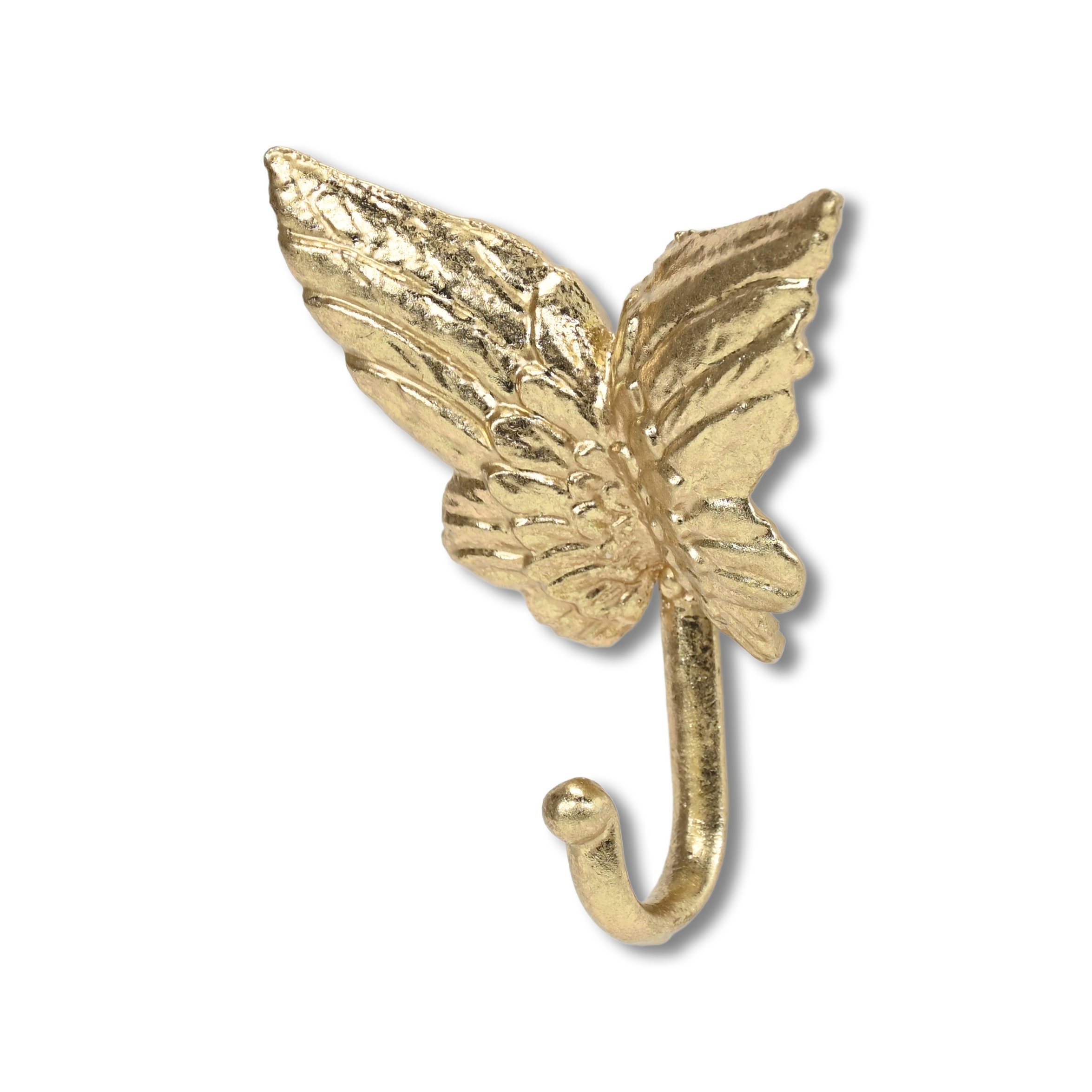 House of Hampton Mythra Golden Angel Wings Cast Iron Wall Hook ...