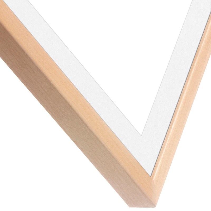 Capullo Wood Picture Frame - Set of 4 with Mat, Brown