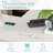 L-Shaped Executive Desk With Built-In Outlets, 66 Inch Office Desk With Drawers, White-974881579