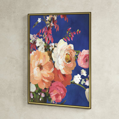 Calliope "Midnight Garden Flowers I" Painting