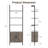 6 Tier Ladder Bookshelf With Cabinet-388434849