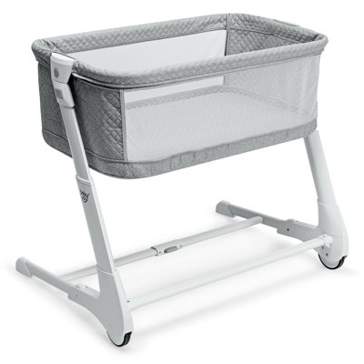 Bedside Cot with Mattress and Stand